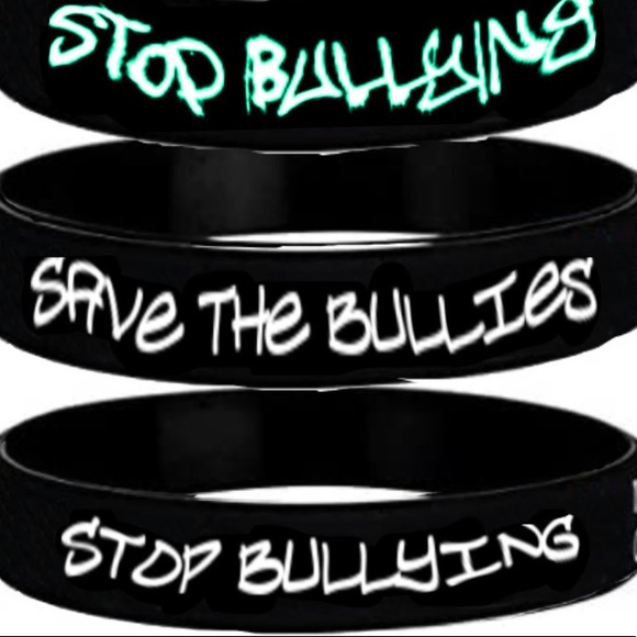 These are “BULLY BANDS” awesome live strong style bracelets. - Picture 2 of 2